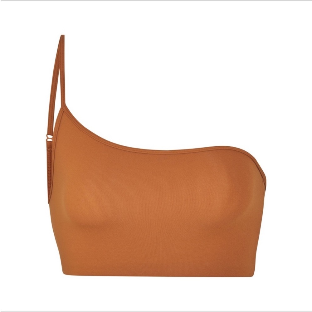 NWT Skims - Fits Everybody One-Shoulder Bralette in Copper Large